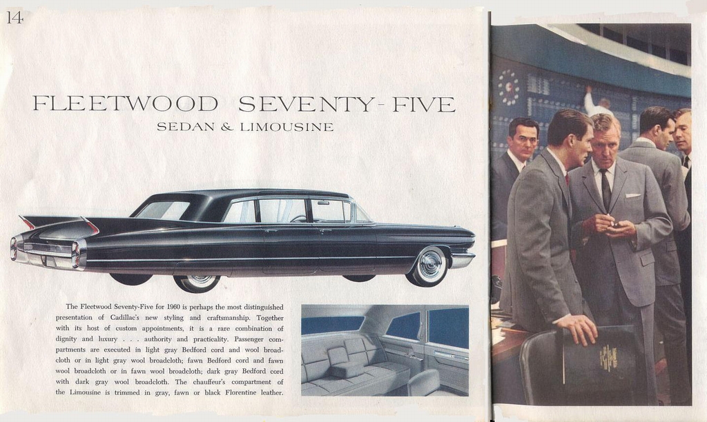 1960 Cadillac Full Line Brochure Page 12
